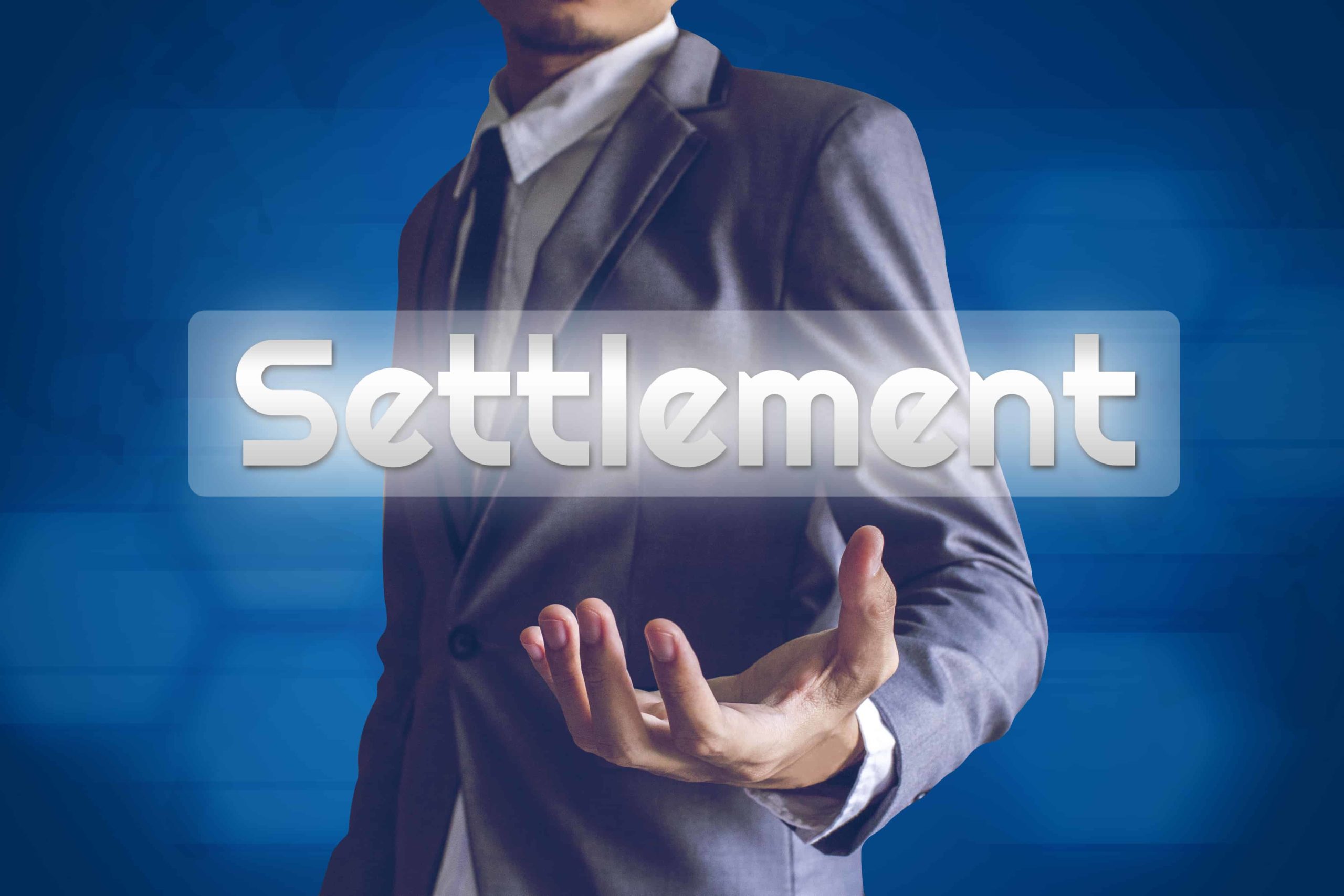 Image of man gesturing what a settlement cannot prevent you from doing